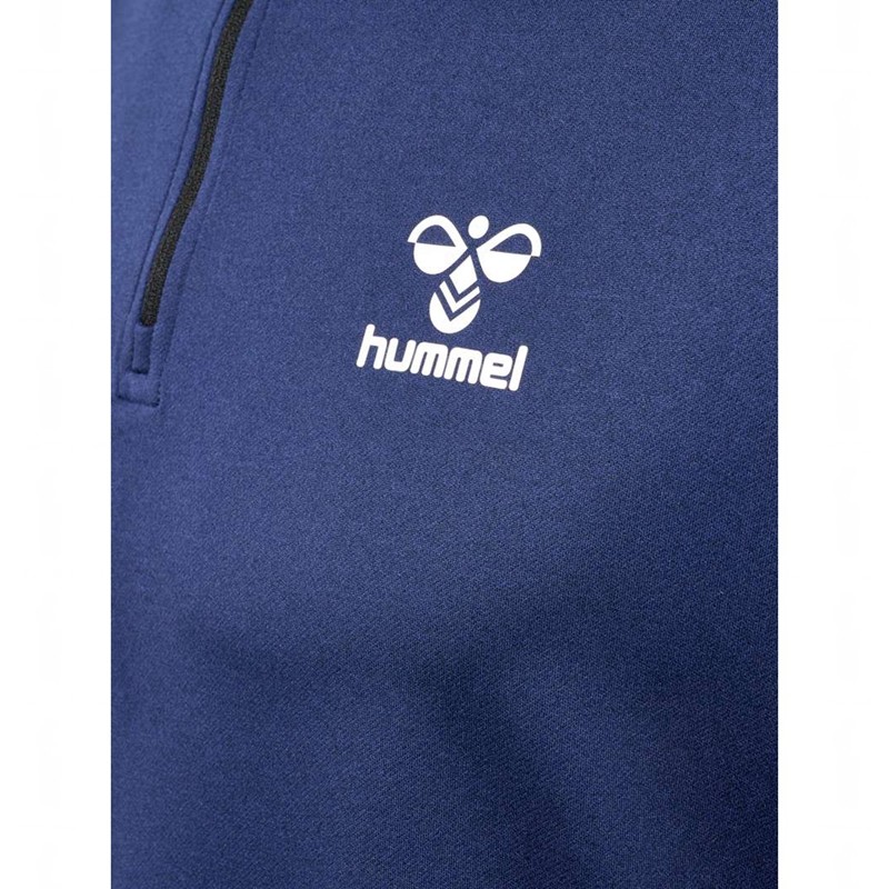 Hummel Sprint Half Zip Sweatshirt Herren Schwarz | 720126-319