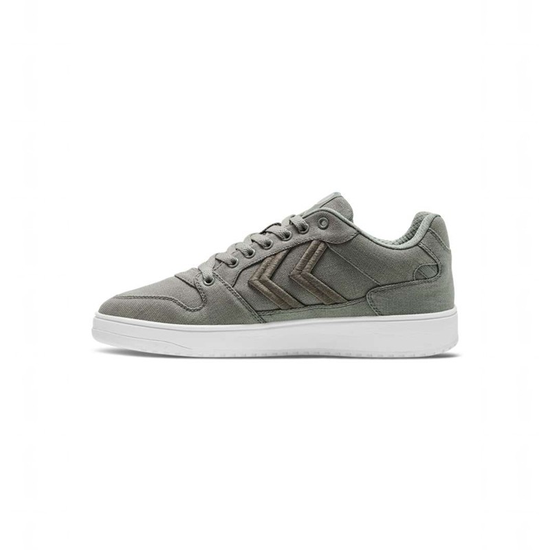 Hummel St. Power Play Canvas Sneakers Herren Grau | 149893-271