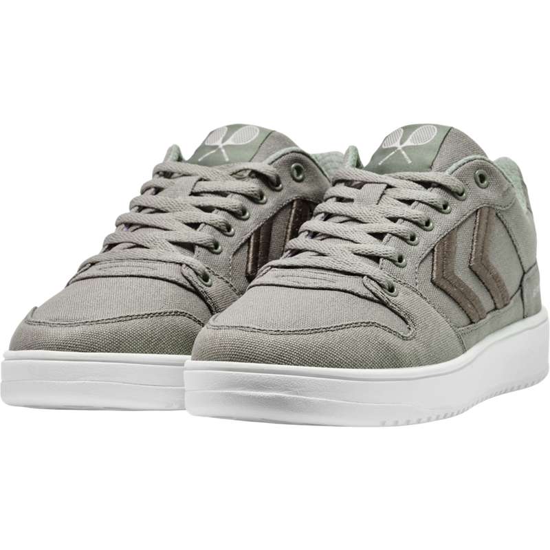 Hummel St. Power Play Canvas Sneakers Herren Grau | 149893-271