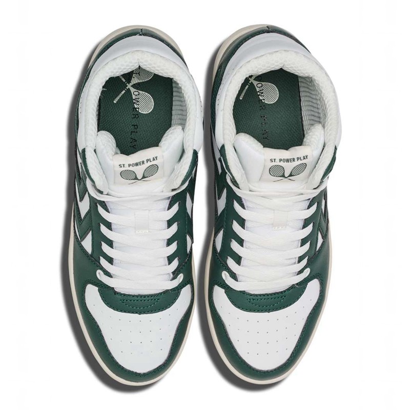 Hummel St. Power Play Mid Rt Sneakers Herren Weiß | 296523-040