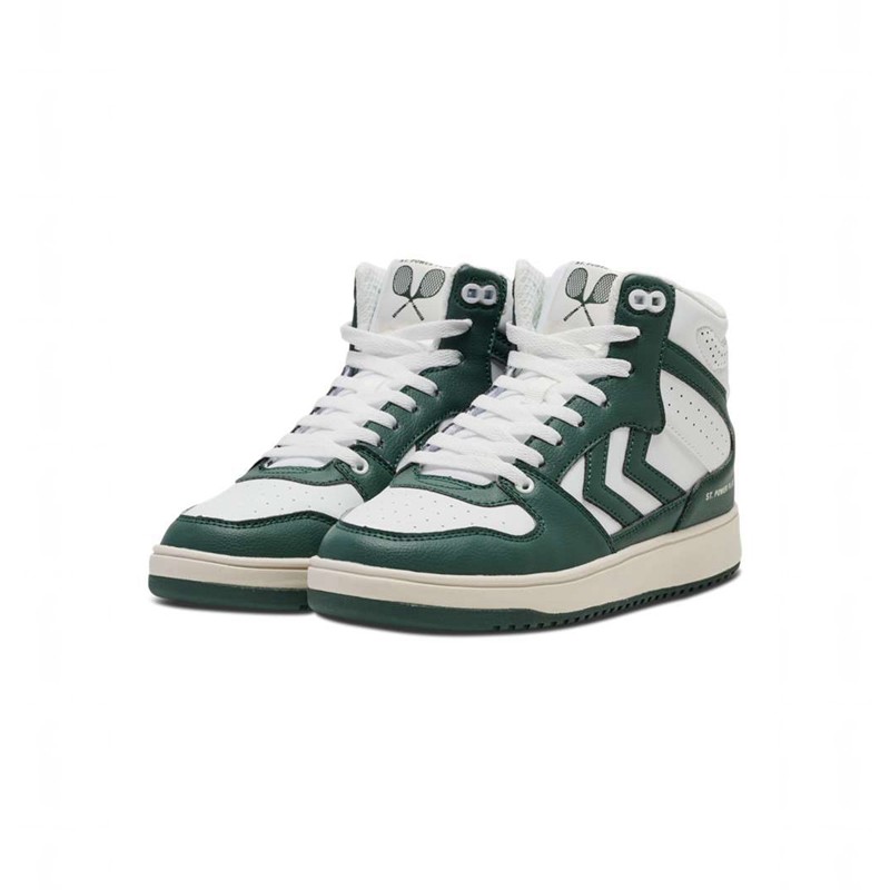 Hummel St. Power Play Mid Rt Sneakers Herren Weiß | 296523-040