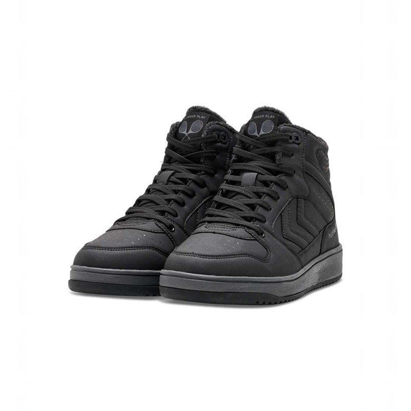 Hummel St. Power Play Mid Tex Sneakers Herren Schwarz | 865803-983