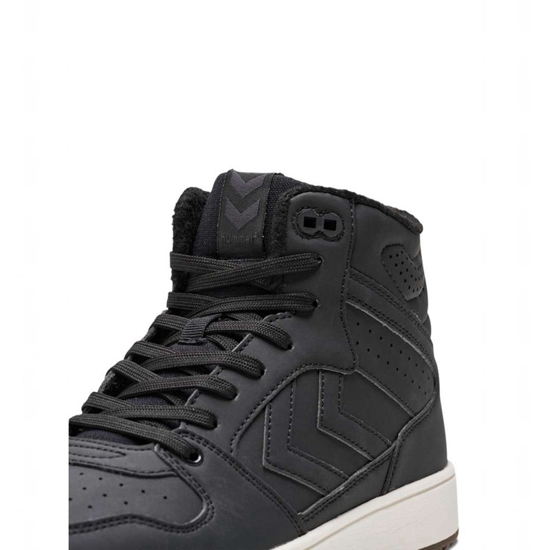 Hummel St. Power Play Mid Winter Sneakers Herren Schwarz | 553681-893