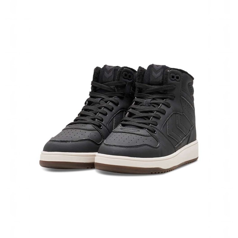 Hummel St. Power Play Mid Winter Sneakers Herren Schwarz | 553681-893