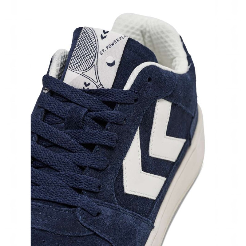 Hummel St. Power Play Suede Sneakers Herren Navy | 815214-139