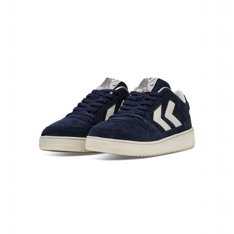 Hummel St. Power Play Suede Sneakers Herren Navy | 815214-139