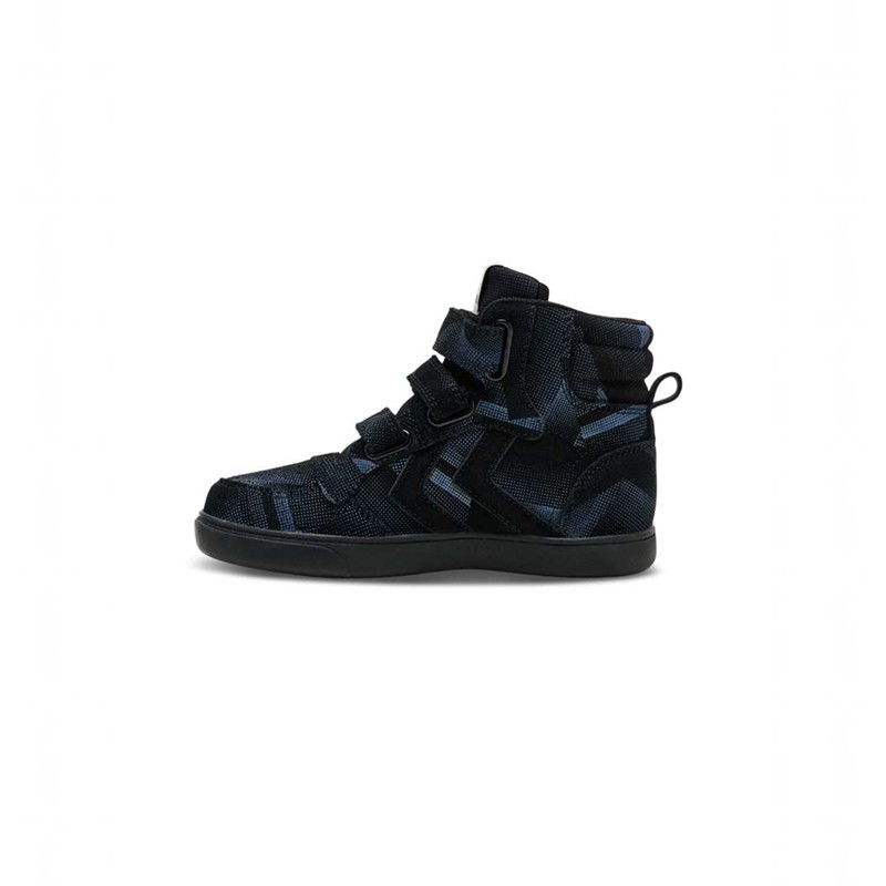 Hummel Stadil Print Jr Sneakers Kinder Schwarz | 542068-460