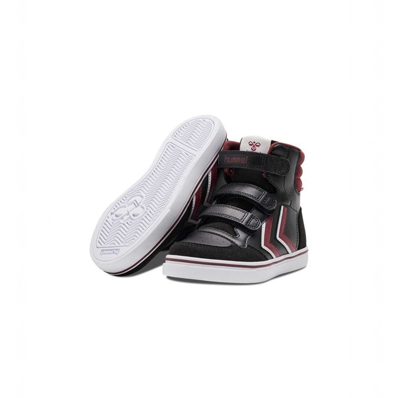 Hummel Stadil Pro Jr Sneakers Kinder Schwarz | 230326-391