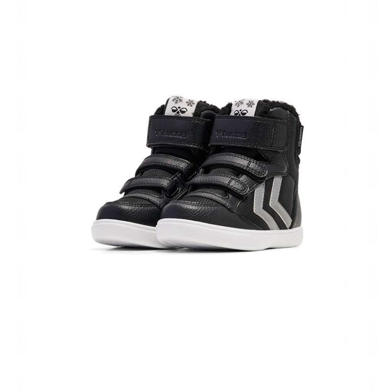 Hummel Stadil Super Poly Mid Tex Jr Hoodie Kinder Schwarz | 096499-795