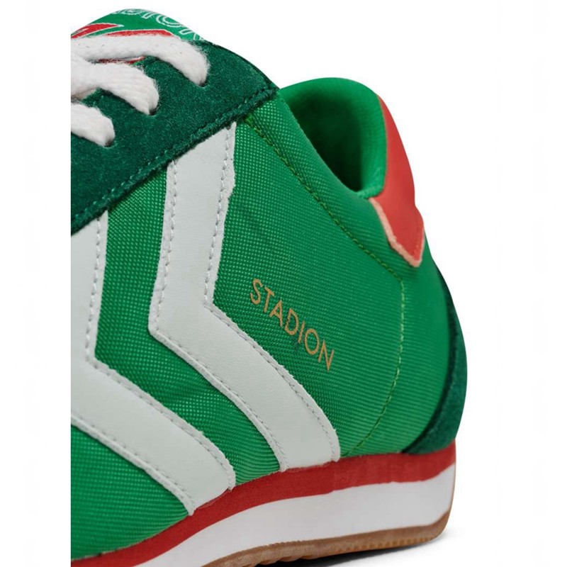 Hummel Stadion Nylon Sneakers Damen Grün | 797998-588