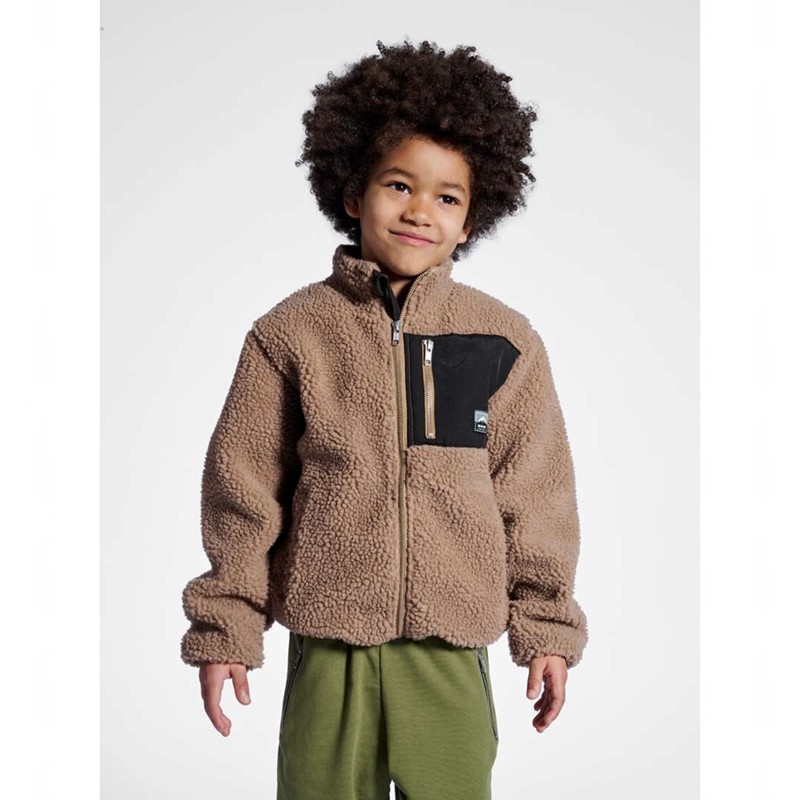 Hummel Stmventure Fleecejacken Kinder Braun | 113343-758