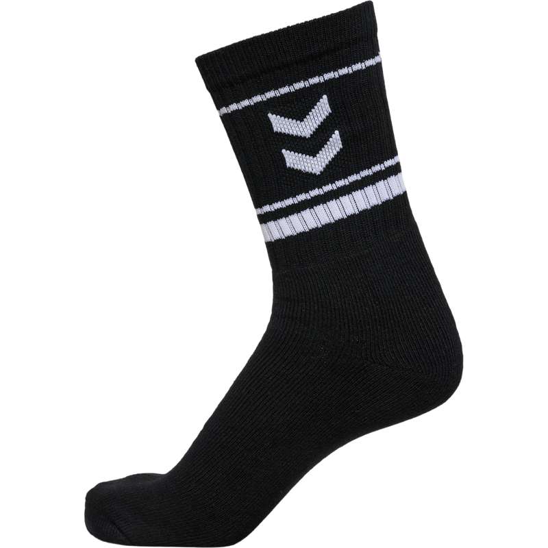 Hummel Stripe Crew 3-pack Socken Damen Schwarz | 831839-657