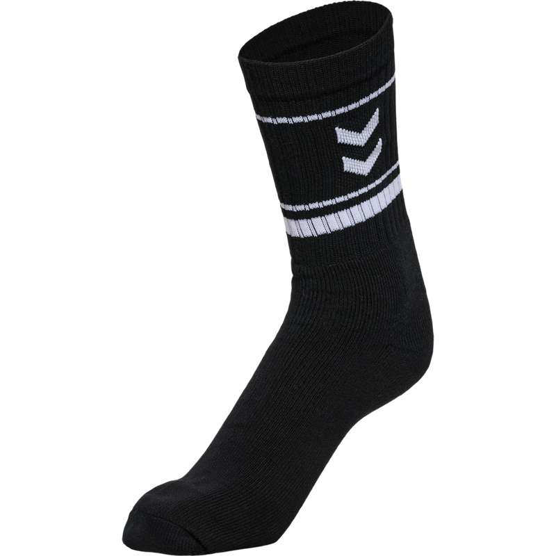 Hummel Stripe Crew 3-pack Socken Damen Schwarz | 831839-657
