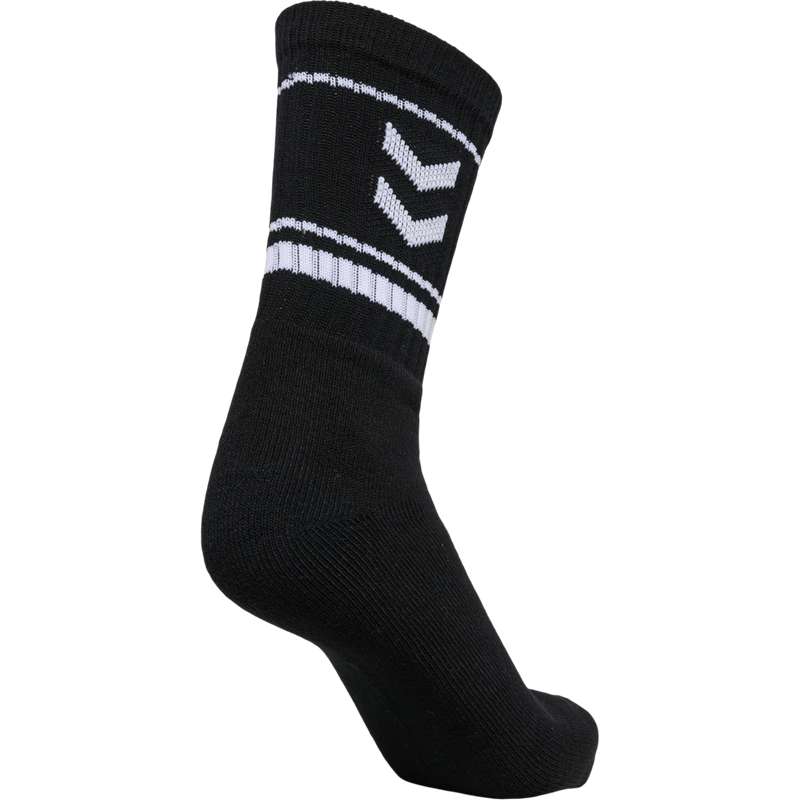 Hummel Stripe Crew 3-pack Socken Damen Schwarz | 831839-657