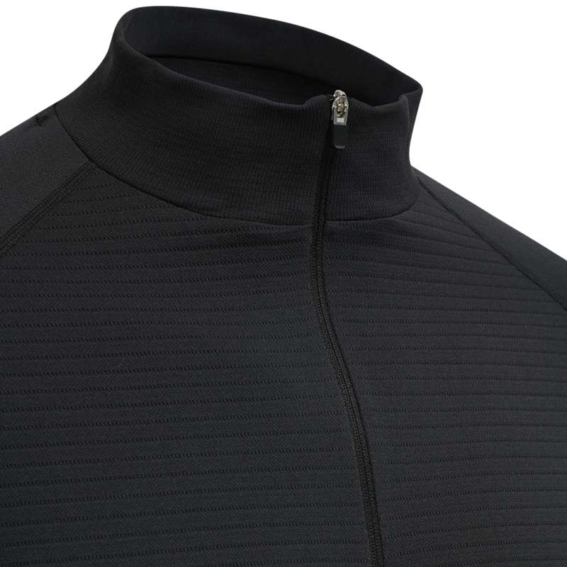 Hummel Stroke Seamless Half Zip Grundschicht Herren Schwarz | 245893-093