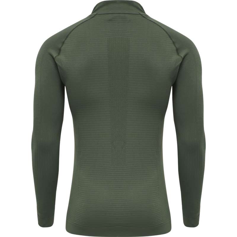 Hummel Stroke Seamless Half Zip Grundschicht Herren Grün | 190769-411