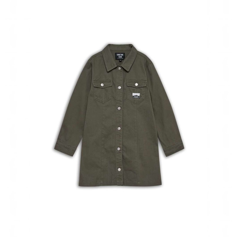 Hummel Stsamara Kleid Kinder Olivgrün | 954757-227