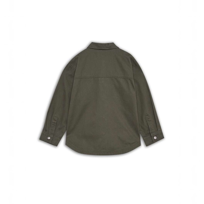 Hummel Stsark Überhemd Kinder Olivgrün | 910822-645