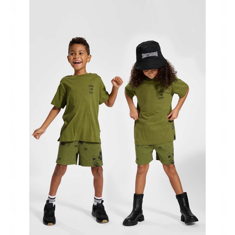 Hummel Stsbahamas Kurze Hose Kinder Grün | 407452-042