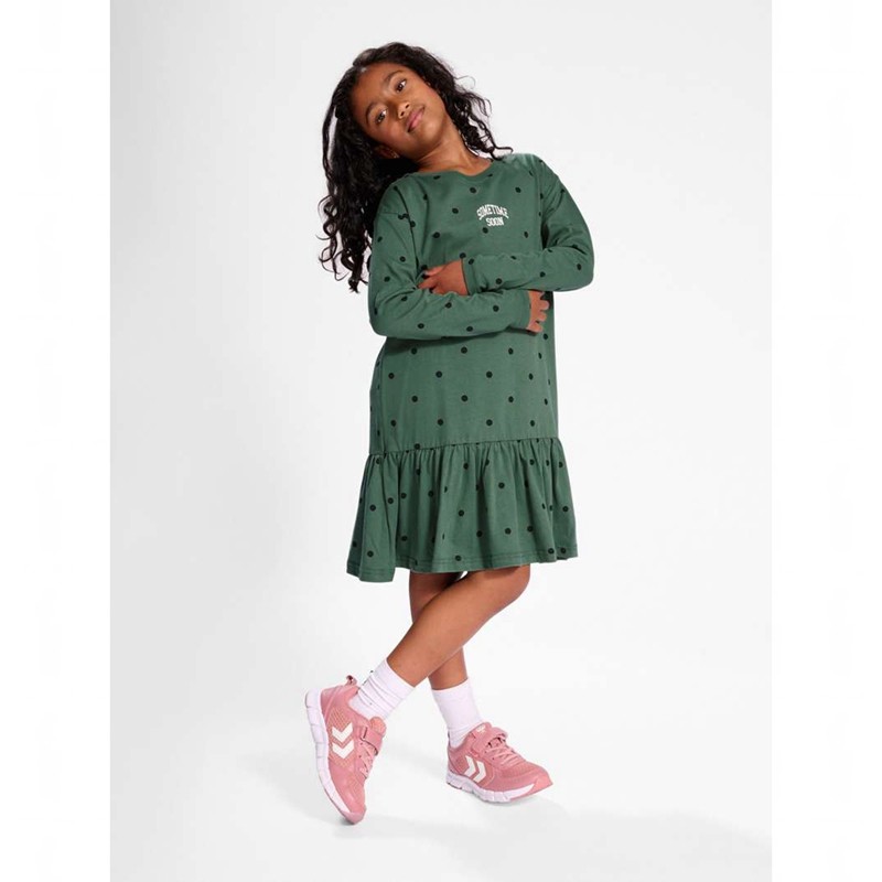 Hummel Stsvenus Kleid Kinder Grün | 822539-557