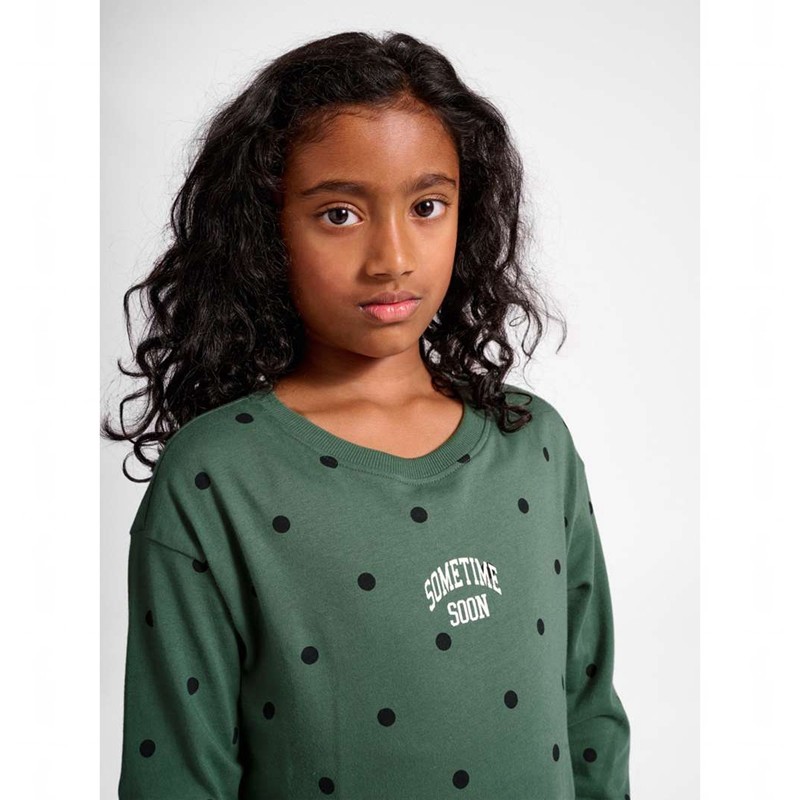 Hummel Stsvenus Kleid Kinder Grün | 822539-557