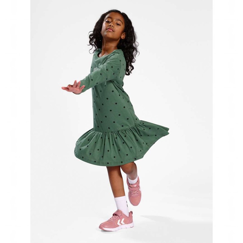 Hummel Stsvenus Kleid Kinder Grün | 822539-557