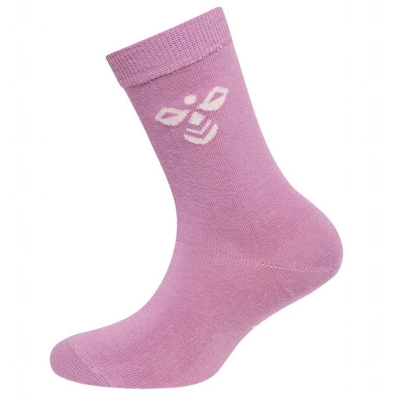 Hummel Sutton 3-pack Socken Kinder Rosa | 345378-459