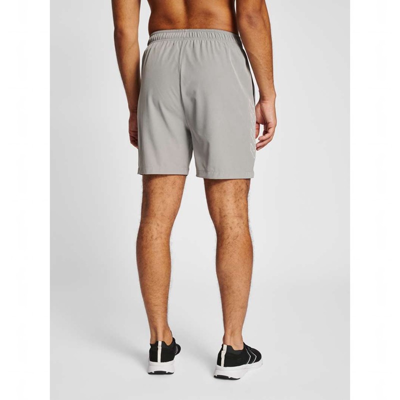 Hummel Te Base Woven Kurze Hose Herren Grau | 230981-305