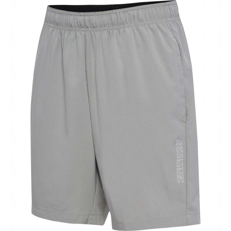 Hummel Te Base Woven Kurze Hose Herren Grau | 230981-305