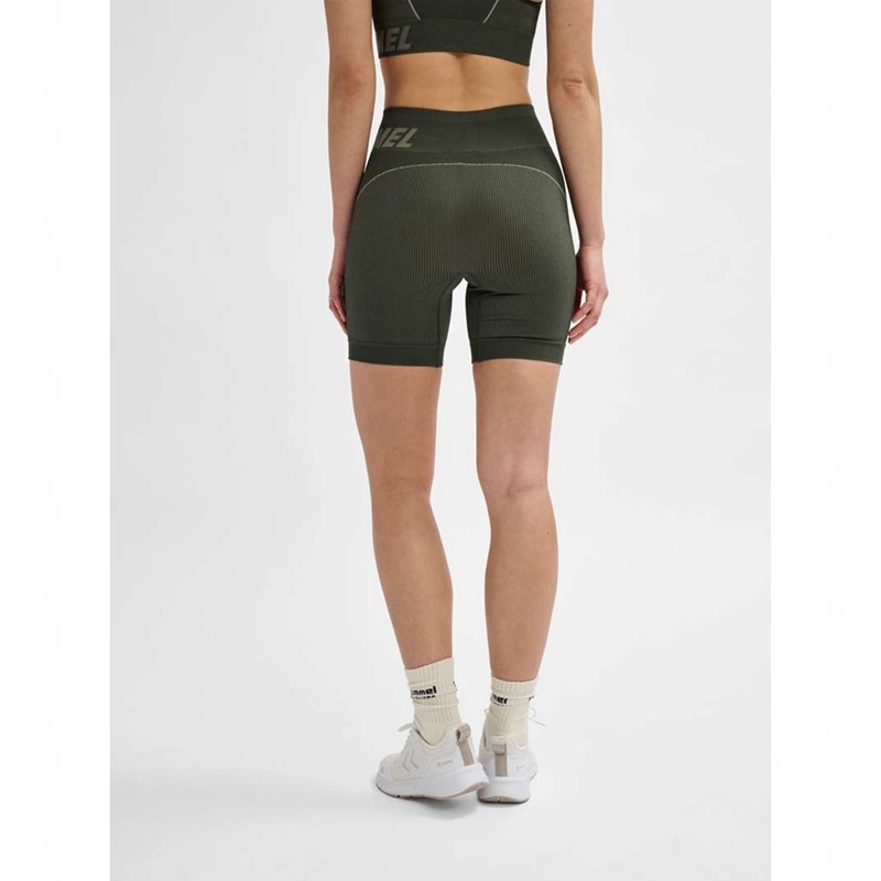 Hummel Te Christel Seamless Kurze Hose Damen Grün | 976318-739