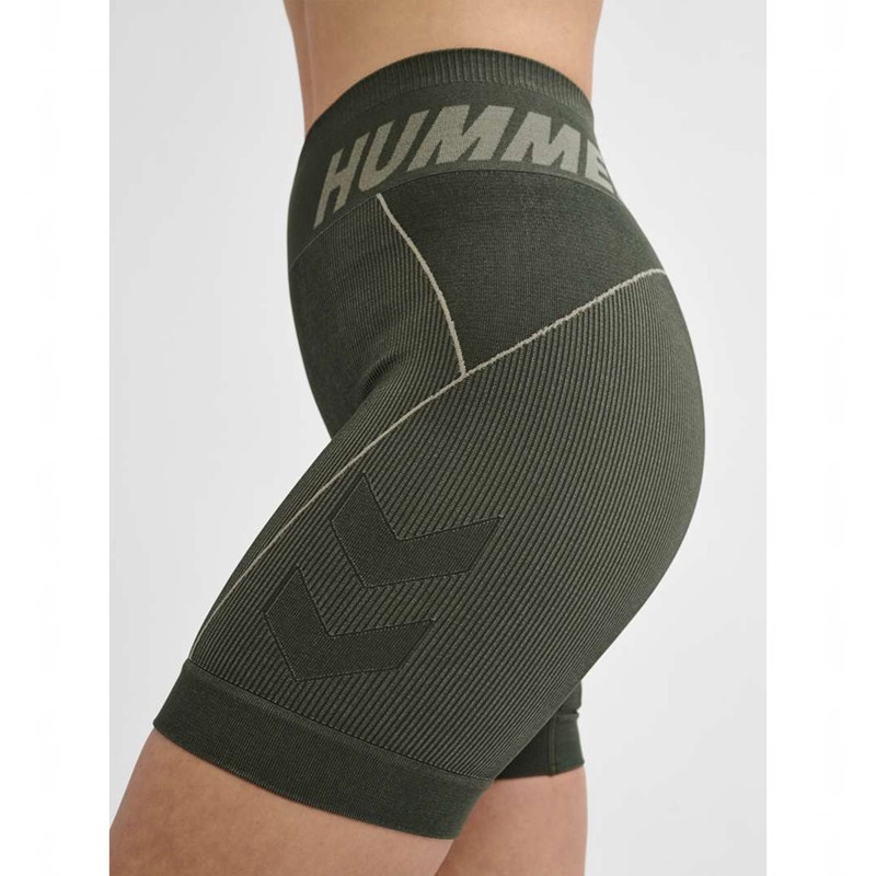 Hummel Te Christel Seamless Kurze Hose Damen Grün | 976318-739