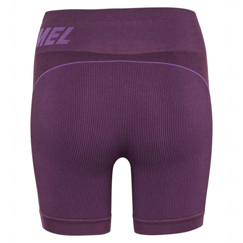 Hummel Te Christel Seamless Kurze Hose Damen Lila | 751133-643