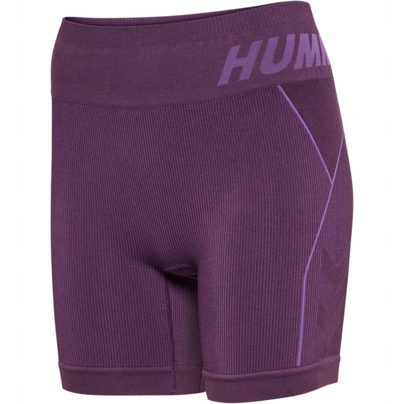 Hummel Te Christel Seamless Kurze Hose Damen Lila | 751133-643