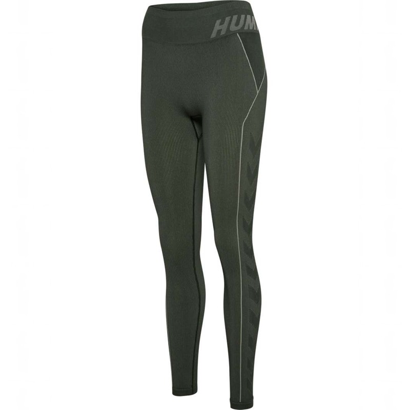 Hummel Te Christel Seamless Mw Strumpfhose Damen Grün | 715722-778
