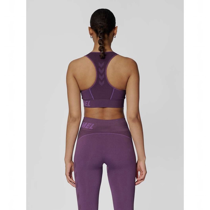 Hummel Te Christel Seamless Top Jacken Damen Lila | 431595-816