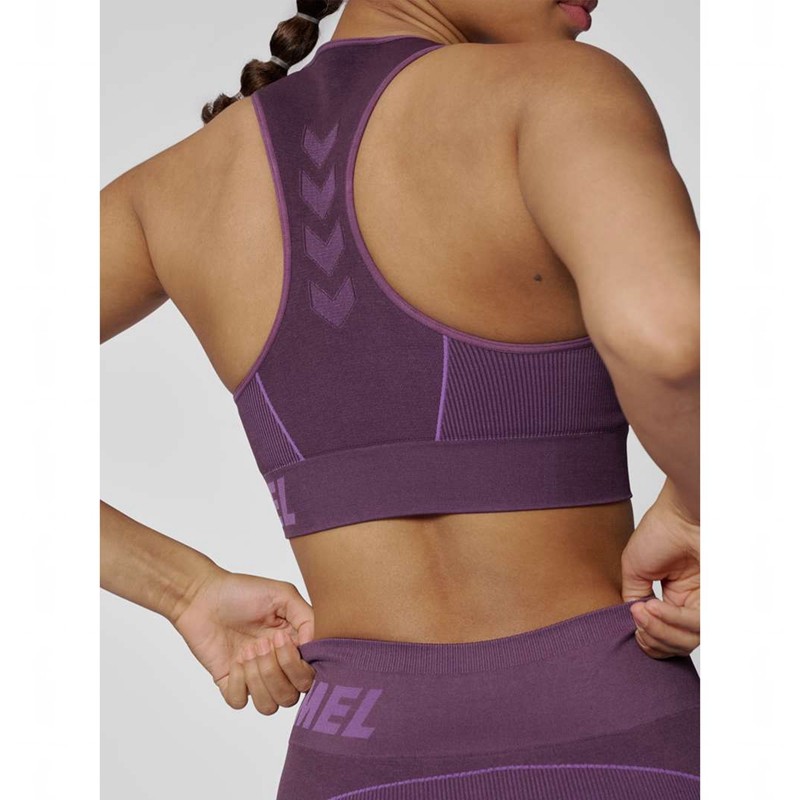 Hummel Te Christel Seamless Top Jacken Damen Lila | 431595-816