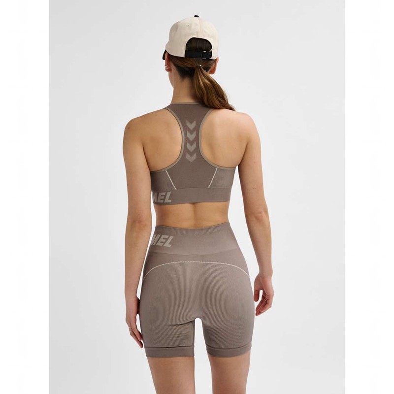 Hummel Te Christel Seamless Top Sport BH Damen Beige | 173580-401