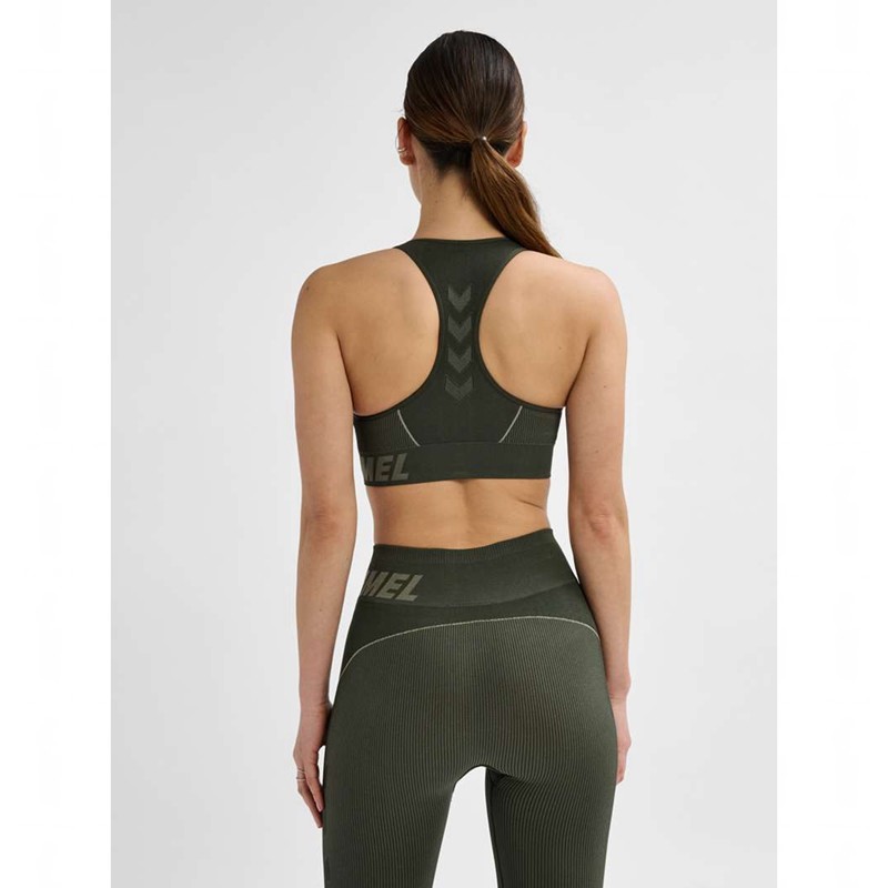 Hummel Te Christel Seamless Top Sportbekleidung Damen Grün | 717483-320