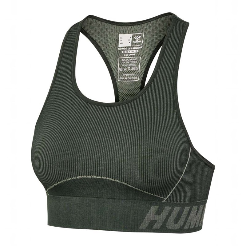 Hummel Te Christel Seamless Top Sportbekleidung Damen Grün | 717483-320