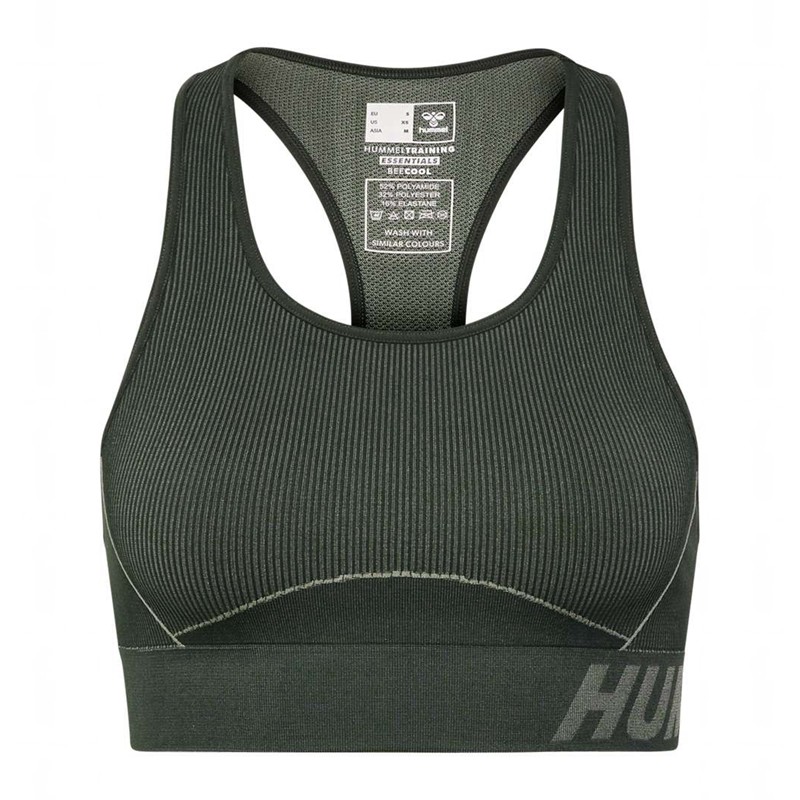 Hummel Te Christel Seamless Top Sportbekleidung Damen Grün | 717483-320