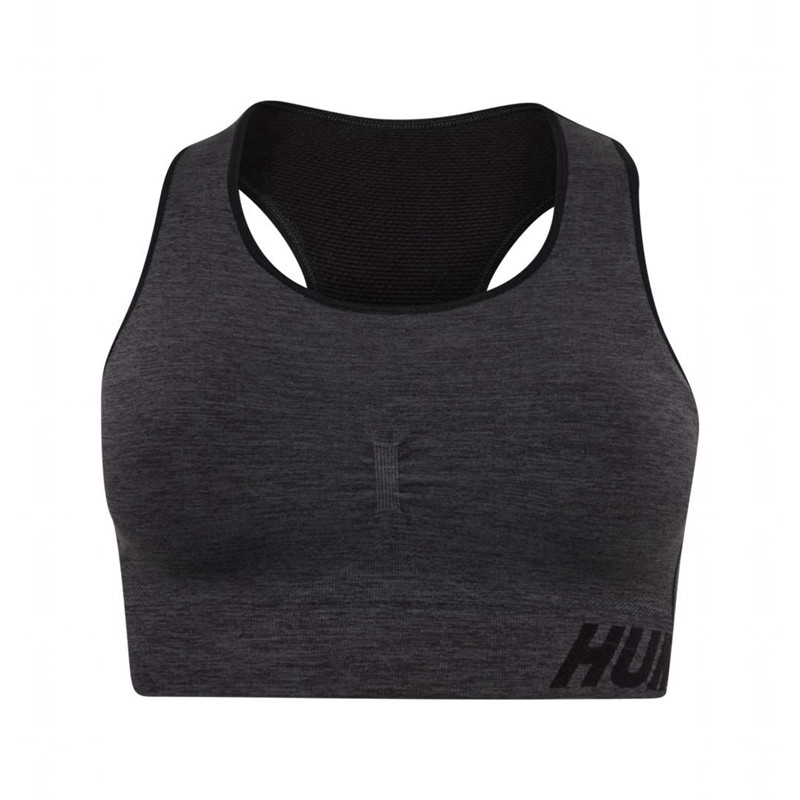 Hummel Te Curve Seamless Sport BH Damen Schwarz | 987526-105
