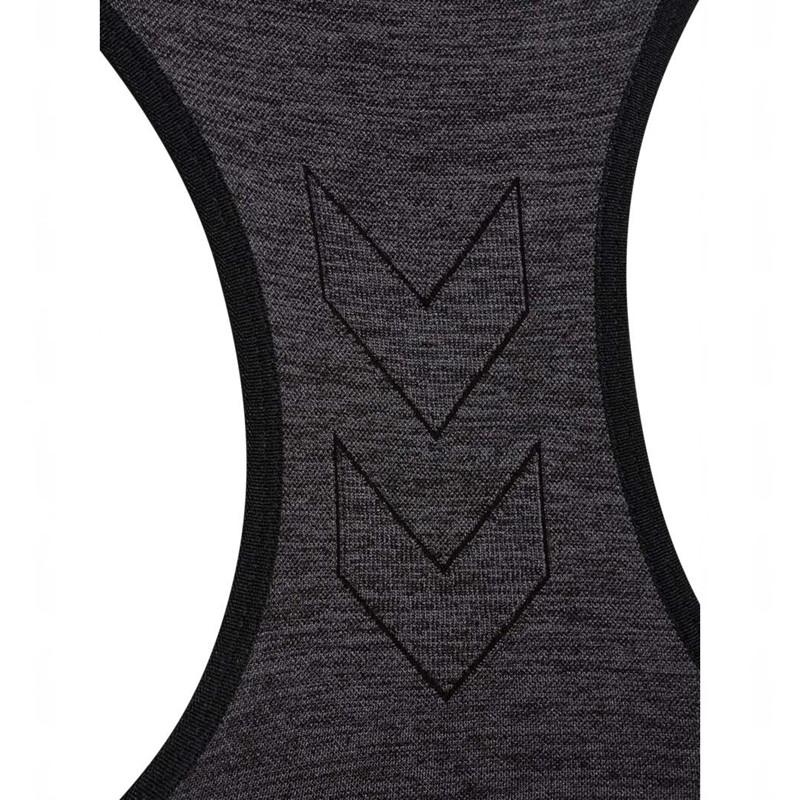 Hummel Te Curve Seamless Sport BH Damen Schwarz | 987526-105