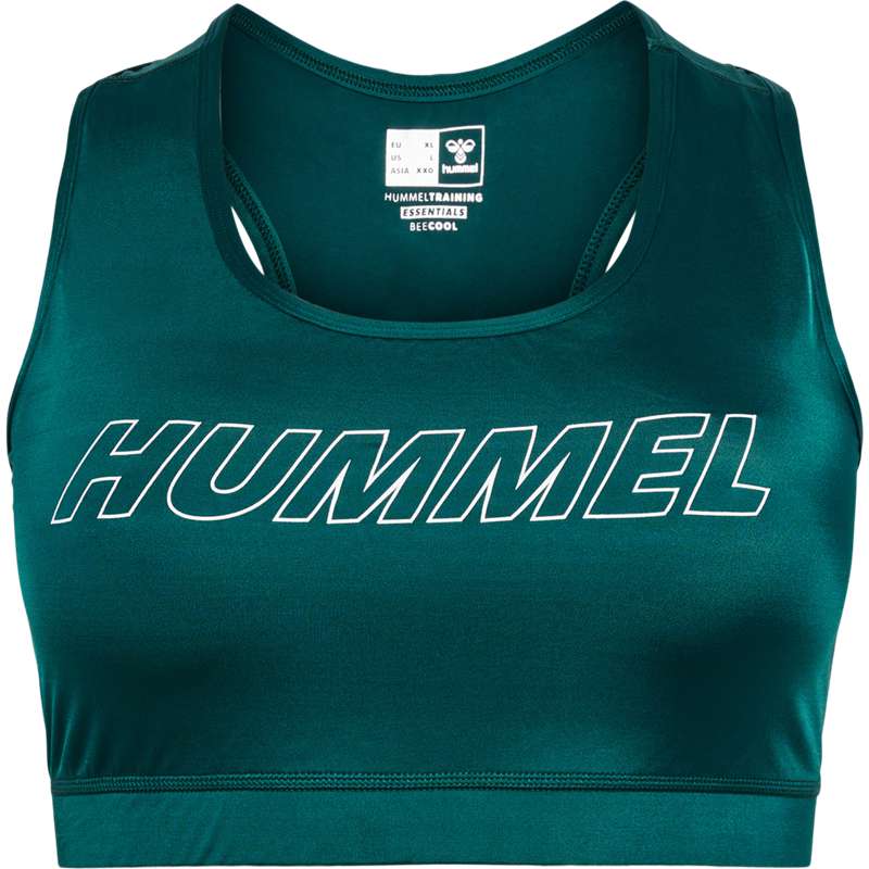 Hummel Te Curvy Plus Sport BH Damen Grün | 580659-478