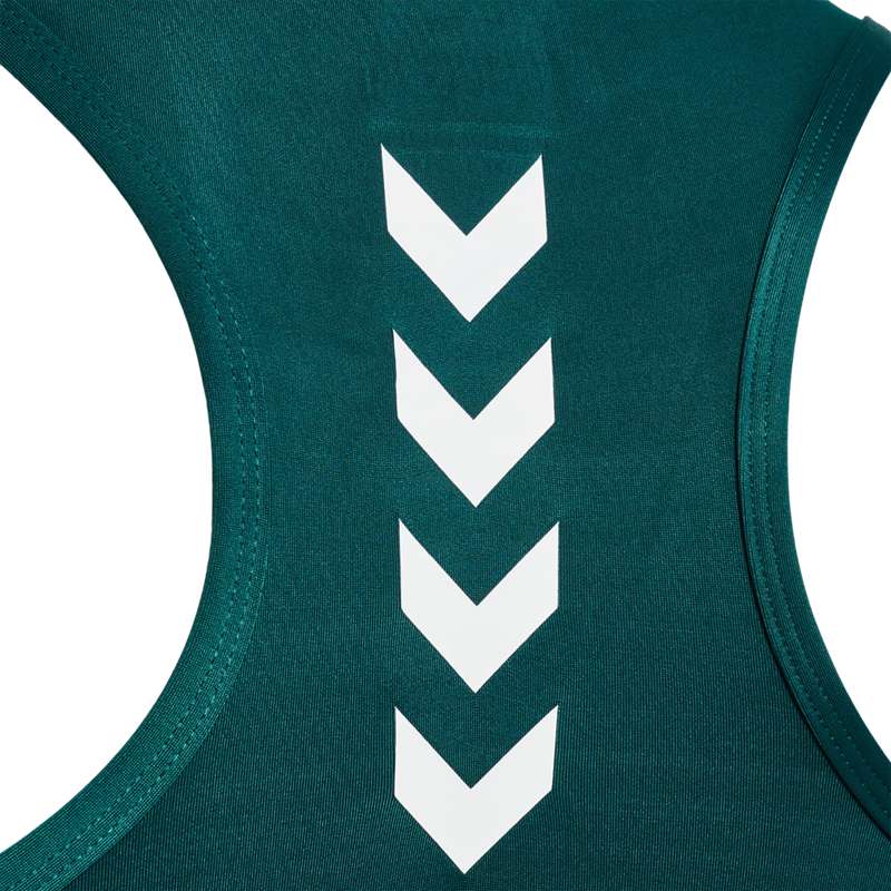Hummel Te Curvy Plus Sport BH Damen Grün | 580659-478
