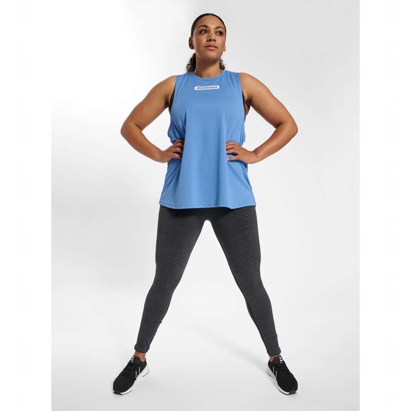 Hummel Te Curvy Plus Tanktop Damen Blau | 459537-759