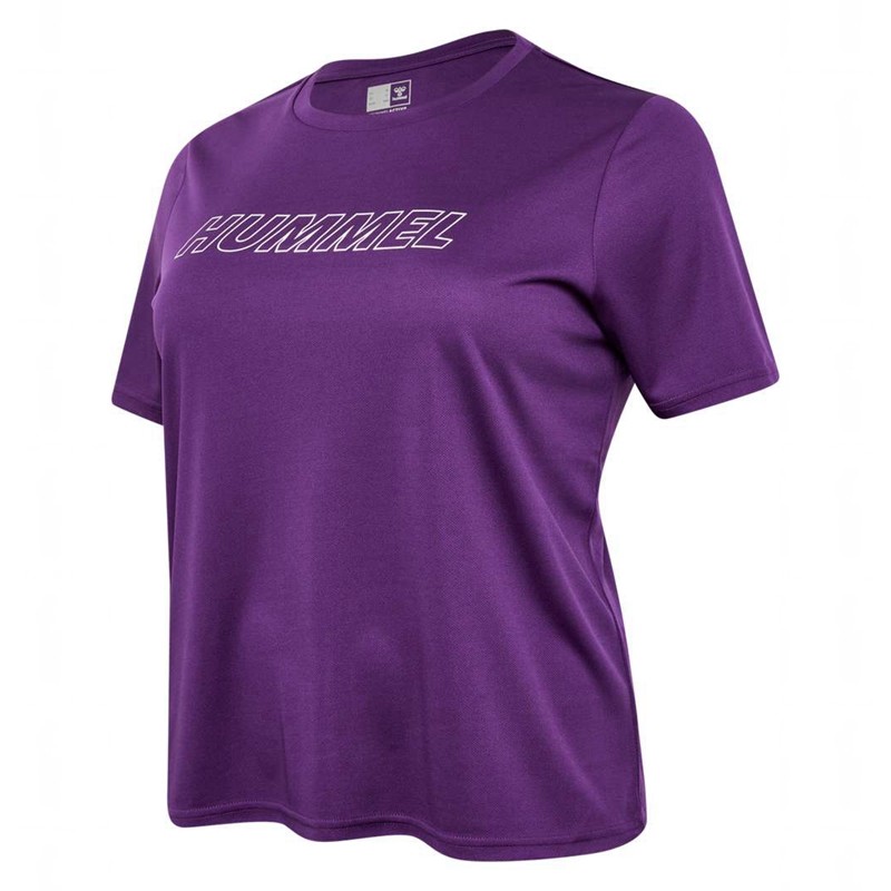Hummel Te Curvy Plus T-shirts Damen Lila | 688247-882