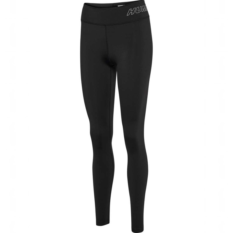 Hummel Te Fundamental Mid Waist Strumpfhose Damen Schwarz | 799033-733