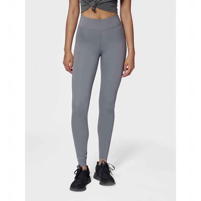 Hummel Te Fundamental Mid Waist Strumpfhose Damen Grau | 333539-000