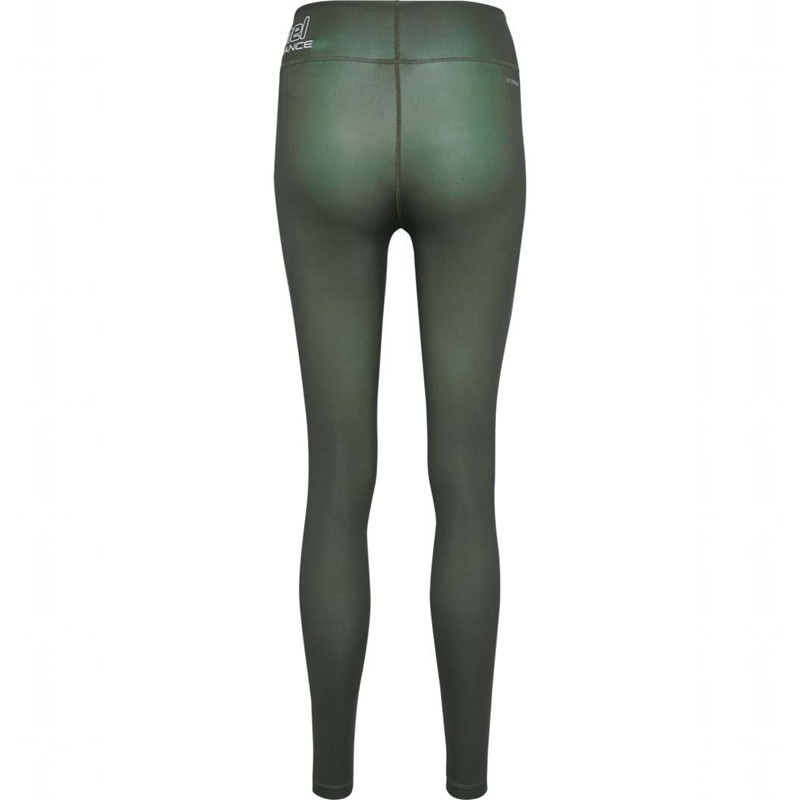 Hummel Te Fundamental Mid Waist Strumpfhose Damen Grün | 934204-242