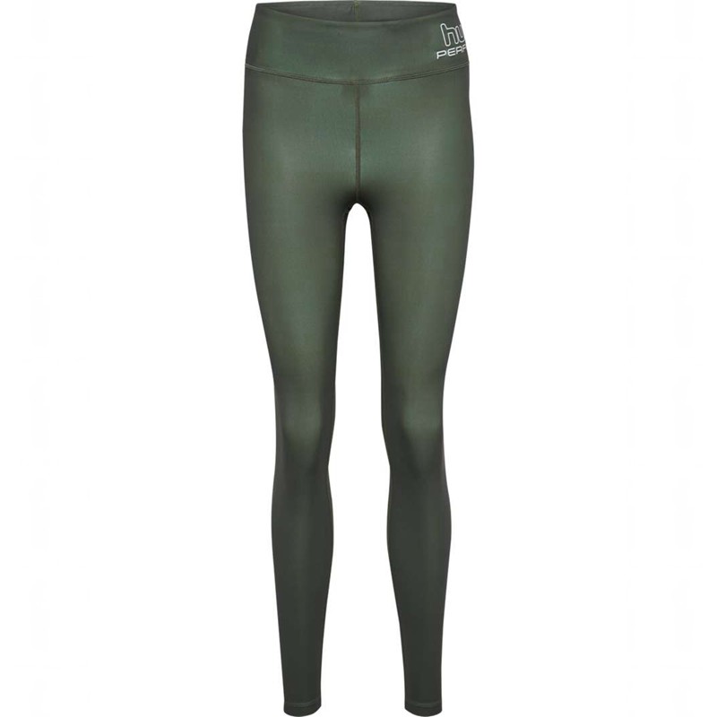 Hummel Te Fundamental Mid Waist Strumpfhose Damen Grün | 934204-242